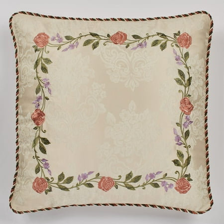 Touch of Class Meadow Collection Embroidered European Sham