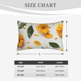 thumbnail image 4 of Daiia Sunny Yellow SunFlower Bedding Waterproof Pillow Protector Zippered Queen – Bed Bug Proof Pillow Encasement-14"x20", 4 of 6