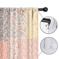 thumbnail image 4 of Blackout Kids Curtains,Pioneer Flower Childrens Insulated Curtains Set Of 2,Bedroom Essentials,Toddler Room Decor 52x84in(132x213cm), 4 of 4