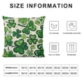 thumbnail image 5 of St.Patricks Day Pillow Covers, Decorations Spring Decorative Pillow Case Decor for Sofa Couch, 5 of 5