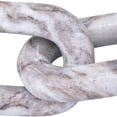 thumbnail image 4 of Meridian Furniture Lynx Brown Marble Decorative Chain Links, 4 of 6