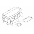 thumbnail image 3 of Carson TV Stand for TVs up to 50", Espresso, 3 of 5