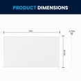 thumbnail image 5 of Emma + Oliver 72" x 40" Dry Erase Board for Wall with Aluminum Whiteboard Frame and Removable Marker Tray, 3 Markers, 1 Eraser, 6 Magnets Included, 5 of 11