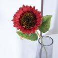 thumbnail image 4 of Mdesiwst Artificial Sunflower Branch with Stem Home Wedding Party Faux Flower Floral Arrangement Indoor Outdoor Garden Decoration, 4 of 7