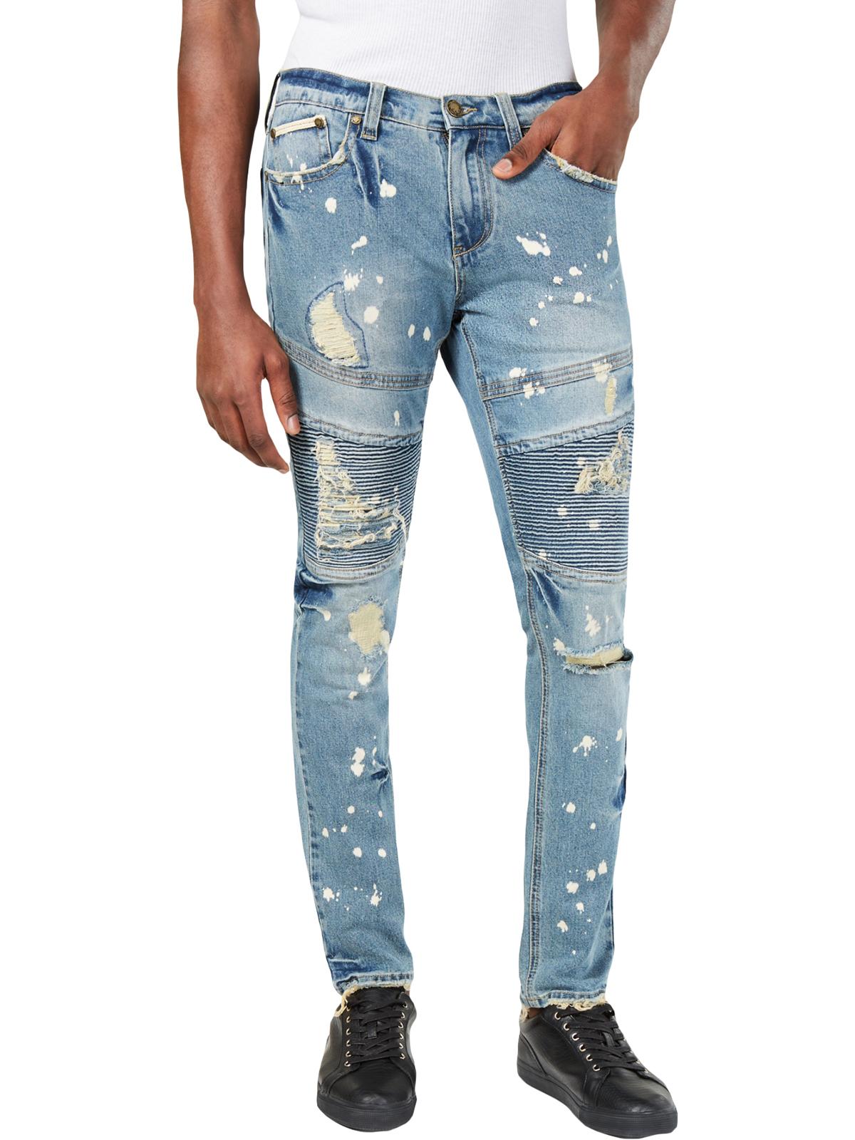 Heritage America Mens Denim Destroyed 