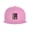 Pink, variant on Snapback Hat Firefighter Firefighting Flag Adjustable Flat Bill Brim Hat for Men Women Casual Wear Navy Blue