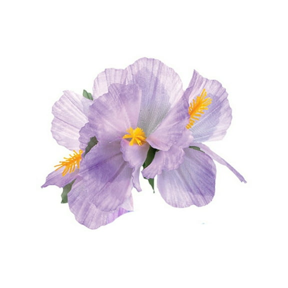 New Purple Adult Luau Hawaiian Flower Hibiscus Costume Accessory Hair Clips