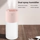 thumbnail image 4 of Mini Humidificador de aire portátil 400ml pulverizador Aroma Esencial Aceite Difusor Atomizador Steam Maker Night Light Kids Room Dormitorio Rosa Eigraketly HA009642-02B, 4 of 6