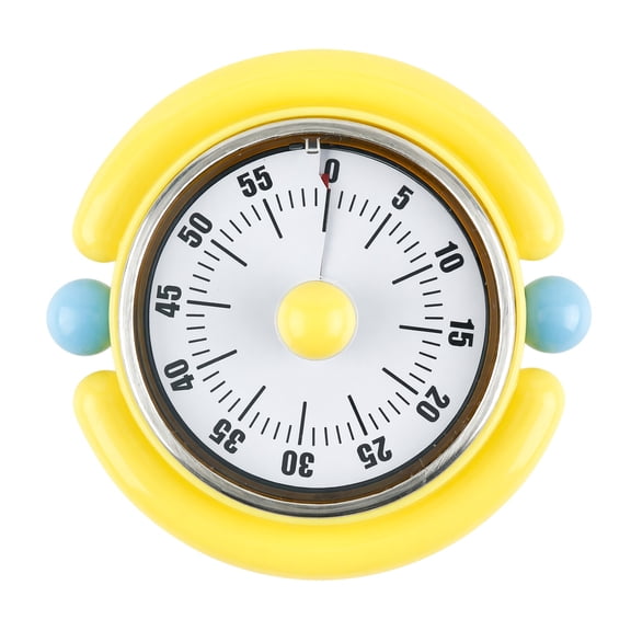 Unique Bargains Durable Loud Alarm Clock Magnetic Backing Timer Light Orange