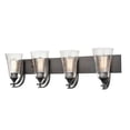 thumbnail image 4 of 1494-MG Millennium Lighting Natalie - 4 Light Bath Vanity-10 Inch Tall and 32 Inch Wide-Modern Gold Finish, 4 of 4