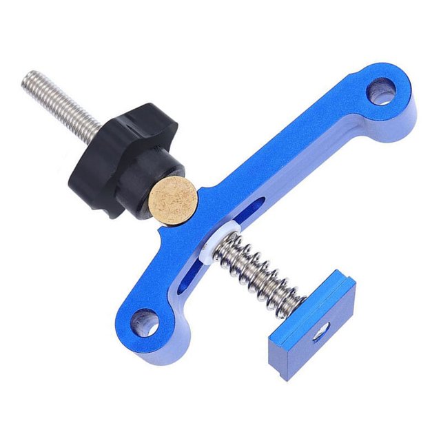 Bloque de presión de placa de presión para carpintería especial mejorado 30/45 azul Tornillo en T Ranura deslizante en T para carpintería