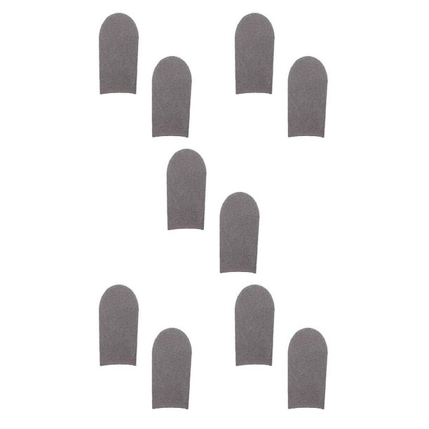 Sidaley 10 Uds. Guantes para la yema del dedo del teléfono, guantes de nailon a prueba de sudor para juegos móviles Type5 NO5