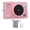 Pink, variant on YAHHU 5K 72MP Digital Camera, Front & Rear Dual Lens, 2.8 inches (7.1 cm) IPS Screen, Compact Vlogging Camera with Wi-Fi, Filters & Timelapse, White