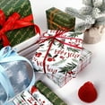 thumbnail image 3 of Christmas Wrapping Paper Berry Christmas Tree Little Bird Patterns Craft Paper Large Gift Wrap Paper Roll-Packed Christmas Festival Gift Decorative Paper, 3 of 9