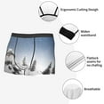 thumbnail image 6 of Disketp Snowman And Christmas Tree Men'S Boxer Briefs,Soft And Breathable Cotton Underwear With Comfortflex Waistband, 6 of 9