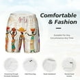 thumbnail image 5 of Balery Black African Woman Mens Swim Trunks Swim Shorts for Men Quick Dry Inseam Beach Shorts with Compression Liner Pocket-3X-Large, 5 of 9
