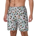 thumbnail image 2 of Uemuo Mallard Ducks Wild Birds1 Pattern Mens Swim Trunks Quick Dry Board Shorts with Mesh Lining, Stretch Beach Shorts Quick Dry No-Chafing Board Shorts-X-Large, 2 of 9