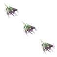 thumbnail image 4 of Flores artificiales Inteprter decoración de boda 3 piezas púrpura, 4 of 6