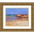 thumbnail image 1 of Gercken, Graham 24x20 Gold Ornate Wood Framed with Double Matting Museum Art Print Titled - South West Rocks, 1 of 4