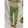 thumbnail image 2 of ABPHQTO Joggers casuales con bolsillo con cordón verde de mujer, 2 of 5
