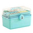 thumbnail image 1 of Portable Multi-Layer Medicine Organizer Box Large Capacity Kit Storage with Classification Compartments B, 1 of 5