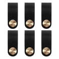 thumbnail image 1 of Miangastore 6pcs Door Handle PU Leather Cabinet Handle Replacement Furniture Pull Accessory, 1 of 9