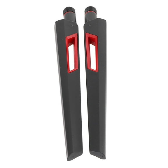 2Pcs 12 Dbi Dual Band Wifi Antenna 2.4G 5G 5.8Ghz Rp Sma Male Universals Antenna Amplifiers Wifi Router Signal Booster Rp-Sma Smile Home