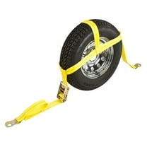 Auto Hauler 13"-16" Wheel Bonnet Ratchet Tie-Down Strap (Single)