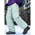 thumbnail image 4 of Men'S Winter Thickened Snow-Proof Straight-Leg Pants, Windproof and Water Warm Casual Pants Outdoor Skiing Blue XXL, 4 of 9
