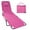 2 Leg lounger Pink, variant on EasyGo Products 2 Legs Support and Reclining Backrest Chaise Lounge