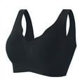 thumbnail image 2 of Zen Chic Bras for Seniors - Seamless Wireless Push Up Bra, Full Coverage Ice Silk Posture Correcting Anti Sagging Mesh Bralettes for Senior Women Black 36, 2 of 6