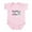Petal Pink, variant on CafePress - Daddys Little Cutie Pi Body Suit - Baby Light Bodysuit, Size Newborn - 24 Months