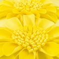 thumbnail image 5 of JWH 3D Handmade Spring Decorative Velvet Flower Accent Pillow Case in Rectangle for Room Decor and Gift 12x20inch in Light Yellow, 5 of 7