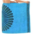 thumbnail image 2 of HAPPY BAY Men's Standard Casual Sarong Long Pareo Beach Wrap One Size Teal Blue-M399 Summer Vacation Aloha, 2 of 4