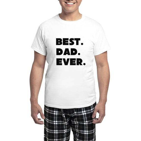 CafePress - Best Dad Ever Pajamas - Men's Light Loose Fit Cotton Pajama Set