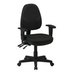 Fonction double Ergonomie Office Chaise en noir