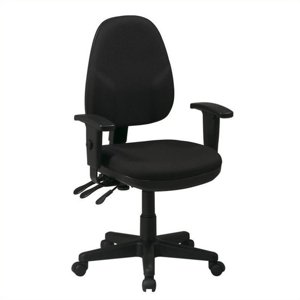 Fonction double Ergonomie Office Chaise en noir