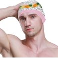 thumbnail image 3 of FYBTO Bonnet de Bain Ananas et Polka Dot Unisexe Adulte FYBTO Polyester, 3 of 4