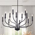 thumbnail image 3 of Aiwen 12 Light Metal Classic Chandelier Pendant Light Modern Farmhouse Decor Light Fixture, 3 of 8