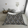 thumbnail image 6 of KLL Spider Cobweb Print Fleece Throw Blanket, Horizontal Fleece Bedding Cute Soft Blankets Comfy Fleece Flannel Plush Home Decor for Couch & Bed -50"x40", 6 of 9