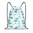 thumbnail image 1 of Xecao Utensiles Pattern Sports Drawstring Backpack - String Swim Gym Bag with Wet Proof Pocket for Women&Men-Small, 1 of 6