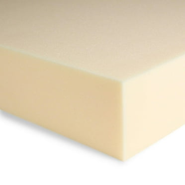 CushionCraft Comfort Premium Cushion Foam - Medium - 1/2" x 24" x 72" - 1 Pack