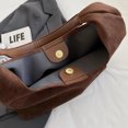 thumbnail image 4 of Women's Leather Hobo Bag  Women's Suede Bag  Slouchy Tote Bag  Suede Hobo Shoulder Bag, 4 of 6