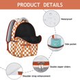 thumbnail image 4 of Geometric Shapes Texture Academic Backpack, Organized Bookbag for Students with Separate Laptop Section, Durable Construction, Perfect Gift Solution, 4 of 6