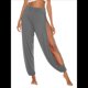 thumbnail image 1 of Pantalones Harén con Abertura Alta para Mujer, Pantalones Harén Hippies. Gris XXL, 1 of 7