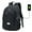 Black, variant on New shoulder bag unisex backpack New multi-function rechargeable outdoor travel bag big computer bag,Purple