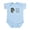 Sky Blue, variant on CafePress - NM Loved Infant Bodysuit - Baby Light Bodysuit, Size Newborn - 24 Months