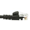 thumbnail image 2 of AYA 100Ft (100 Feet) CAT6 RJ45 24AWG Gigabit 550MHz Snagless UTP Network Patch Cable BLACK, 2 of 3
