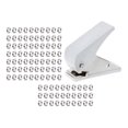 thumbnail image 1 of Perforated Metal Ring Dart Holder And 100 Rings,portable Dart Wing Punch Dart Wing Punch Dart Leaf Punch(white)(101pcs), 1 of 5