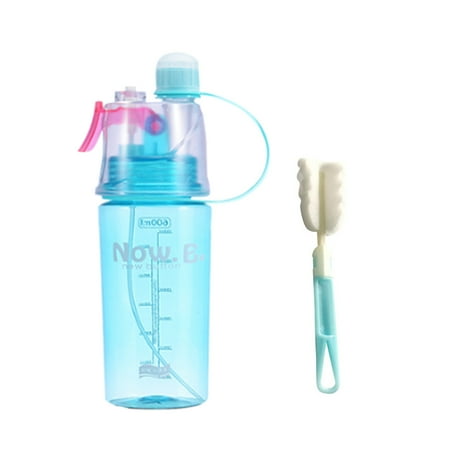 

400ml 600ml Home Plastic For Drinking Spray Water Bottle Sports Portable Outdoor
